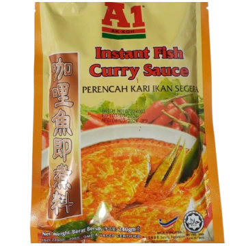 A1 AK KOH CURRY FISH SAUCE  240G/PKT