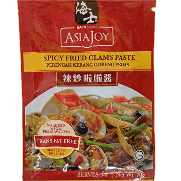 HAI'S ASIA JOY - Spicy Fried Clams Paste (70g)