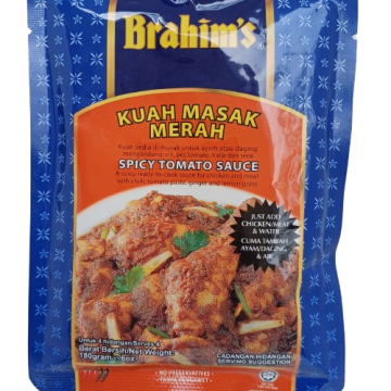 BRAHIM'S -Spicy Tomato Sauce (Masak Merah) (180g)