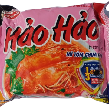 HAO HAO SOUR & SPICY SHRIMP NOODLE