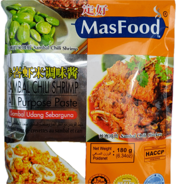 MASFOOD - Sambal Chilli Shrimp All Purpose Paste (180g)