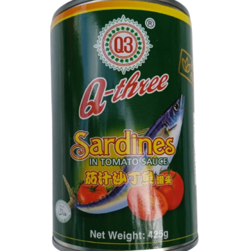 Q-THREE - Sardines In Tomato Sauce (425g)